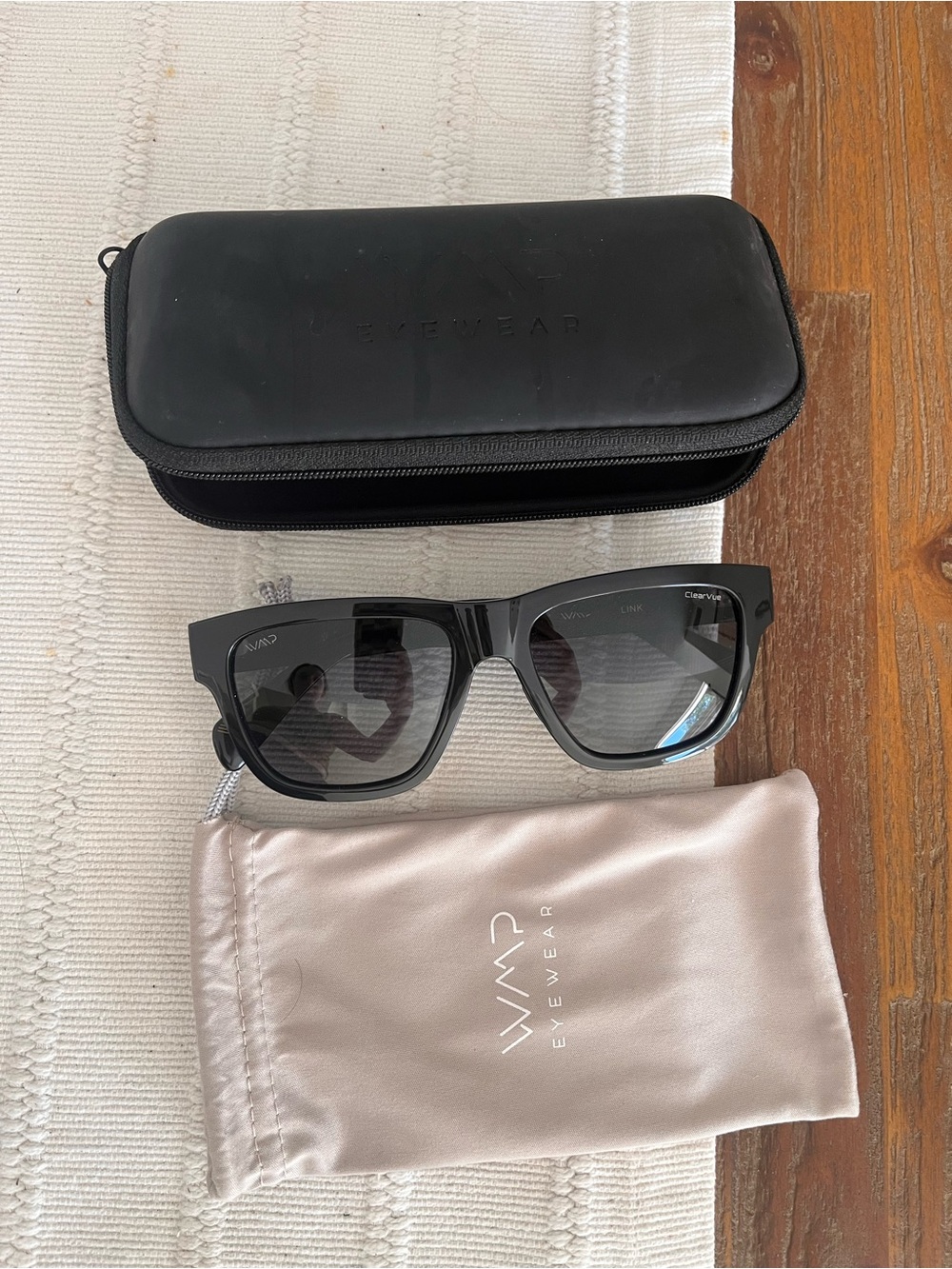 WMP Eyewear Men’s Black Square Sunglasses